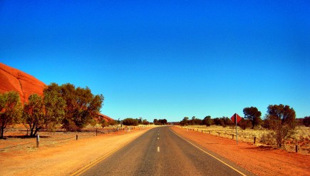 Road to Uluru - image from flickr user Joan Campderrós-i-Canas